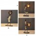 Girl wrought iron candlestick/Holiday Candle Holder • Candlestick Holder • Unique Home Decor