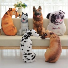 Cute Dog 3D Simulation Shape Plush 