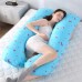  Pregnancy Pillow Side Sleeper Pregnant Women Bedding Full Body U Shape Pillow Case (Pillow Core Not Included)