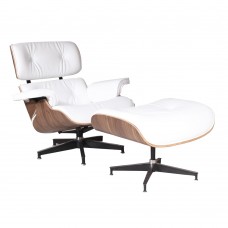 Leisure Unfordable Lounge Chair - White