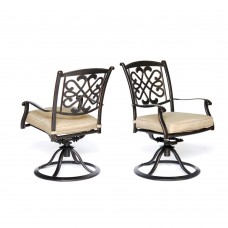 HNGYGO-JW00199901 Swivel chair 2 sets - Champagne gold