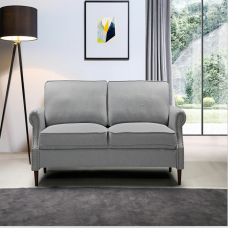 Living room sofa - 2P- Light Grey