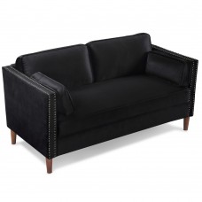 Living room sofa 2P Black
