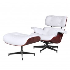 Leisure Unfordable Lounge Chair - White