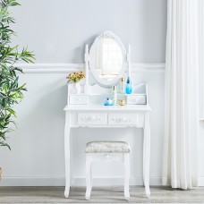 Dressing table - white
